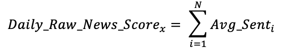 Daily News Raw Score