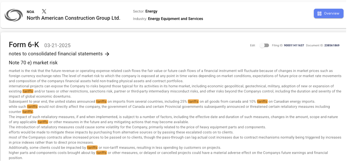 North American Construction Group ($NOA)